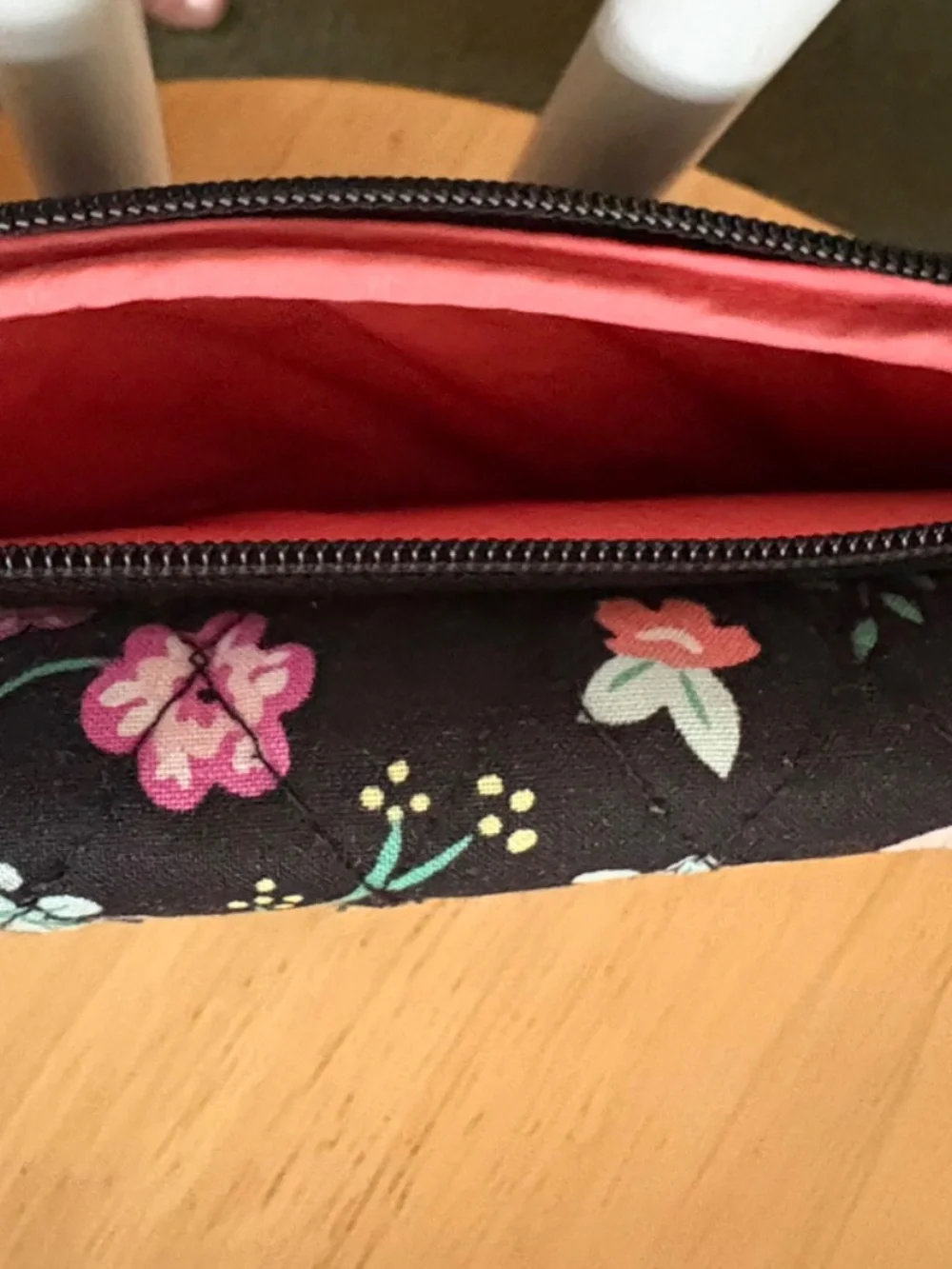 Vera Bradley tangerine twist wristlet in excellent condition